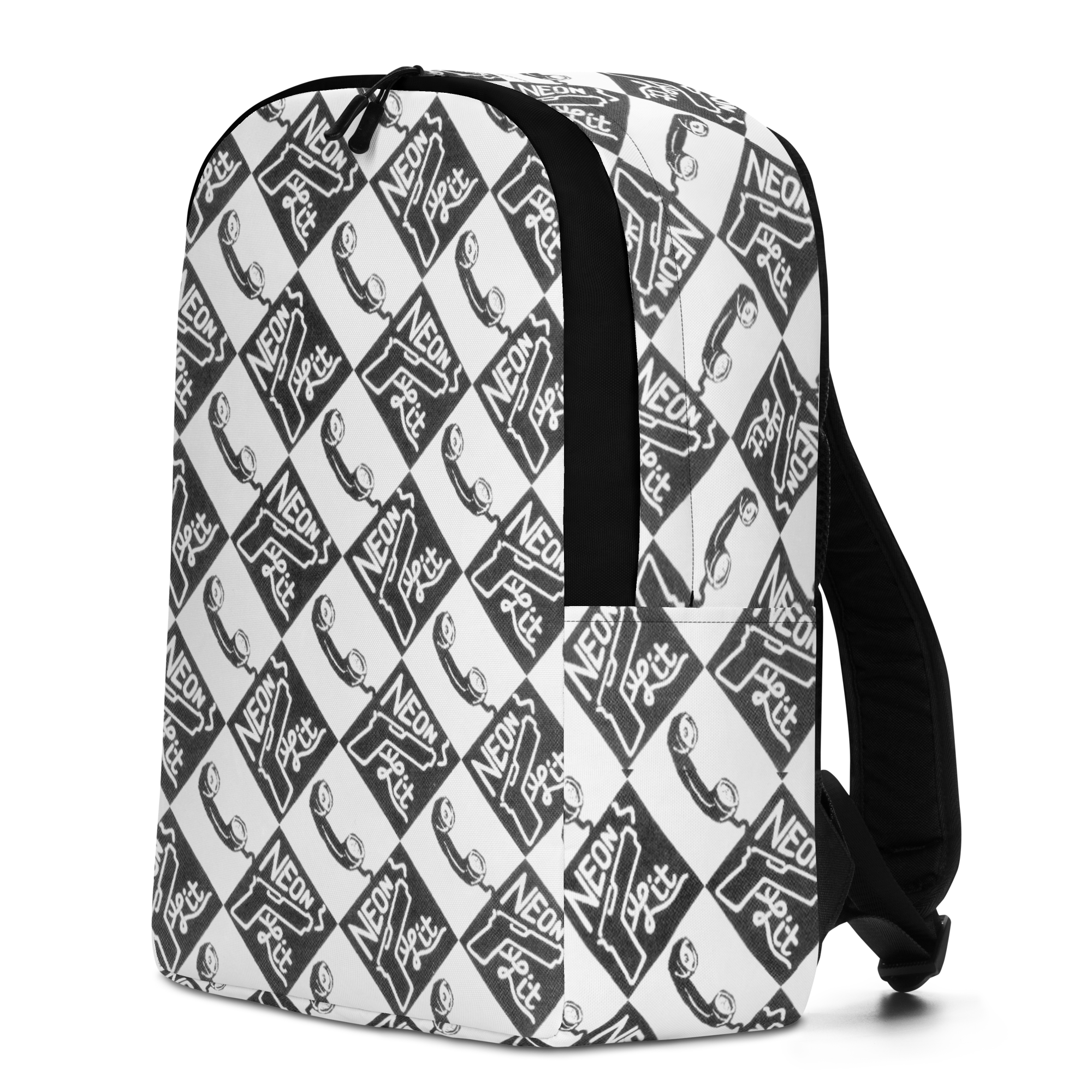 Neon Lit Checkmate Backpack