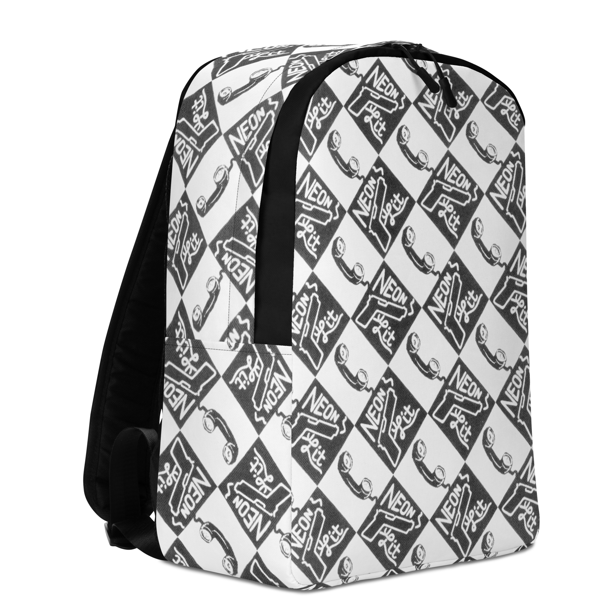Neon Lit Checkmate Backpack