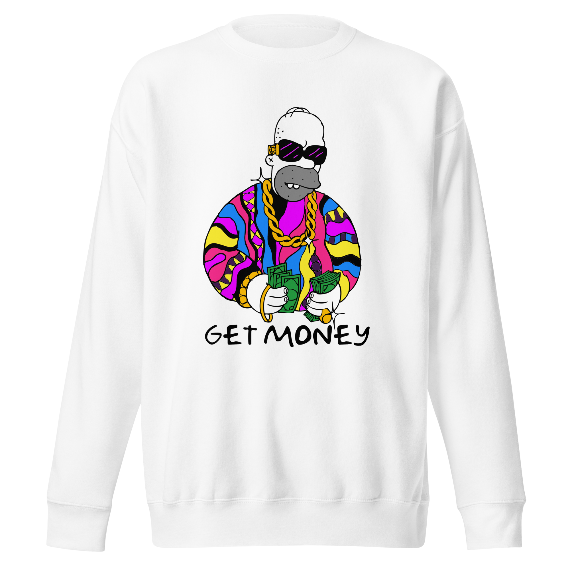 Rich Homer Quan x Get Money Unisex Premium Sweatshirt